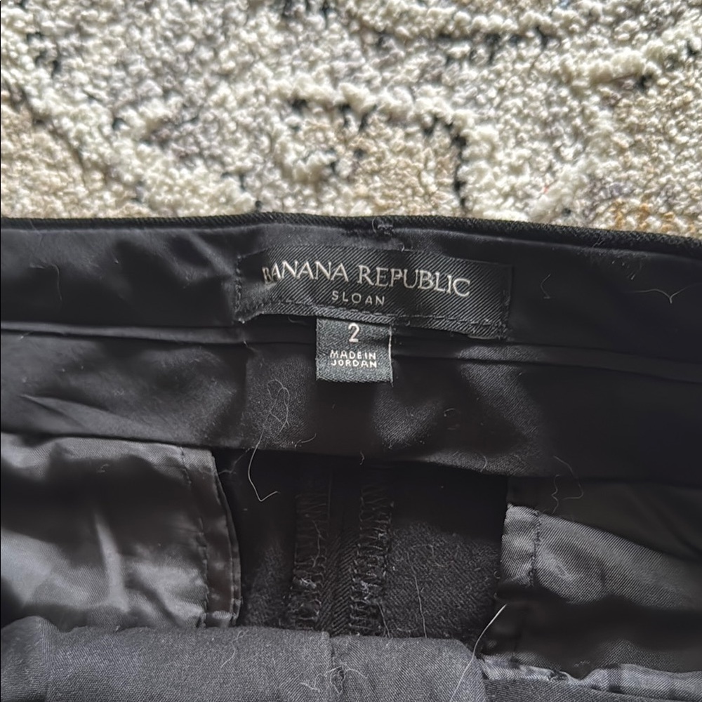 Banana Republic Black Sloan Pants